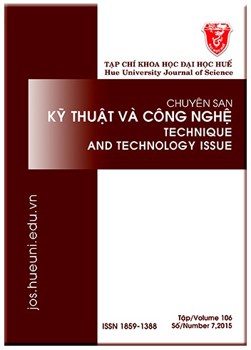 Tạp chí Khoa học Đại học Huế: Kỹ thuật và Công nghệ