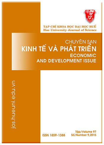 Tạp chí Khoa học Đại học Huế: Kinh tế và Phát triển