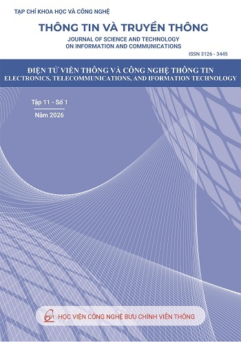Tạp chí Khoa học Công nghệ Thông tin và Truyền thông - Điện tử Viễn thông và Công nghệ thông tin