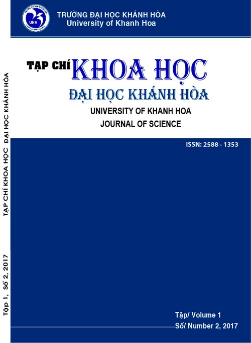 Tạp chí Khoa học Đại học Khánh Hòa
