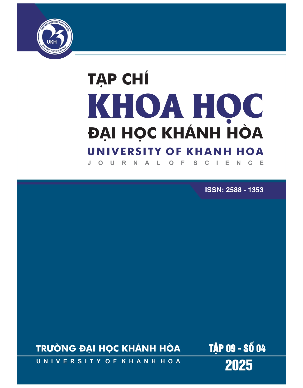 Tạp chí Khoa học Đại học Khánh Hòa