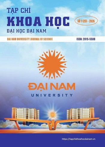 Dai Nam University Journal of Science