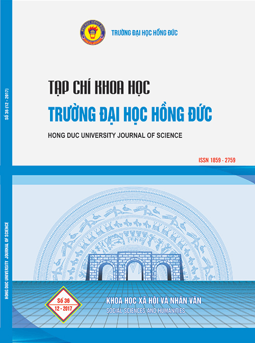 Tạp chí số 36 - Trường Đại học Hồng Đức