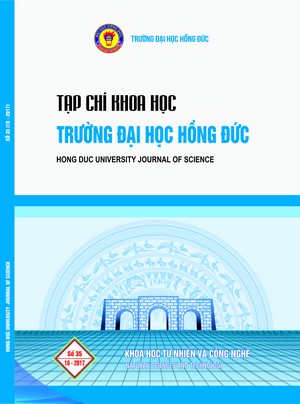 Tạp chí Khoa học Trường Đại học Hồng Đức