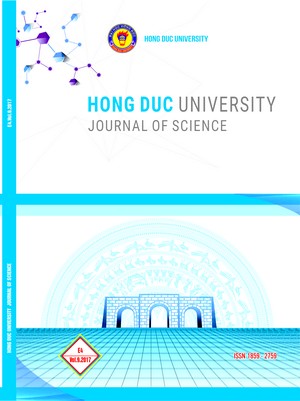 Hong Duc University Journal of Science