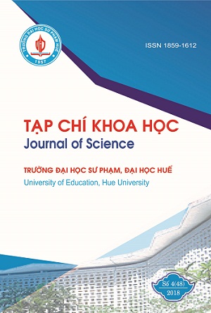 Tạp chí Khoa học - Trường Đại học Sư phạm, Đại học Huế