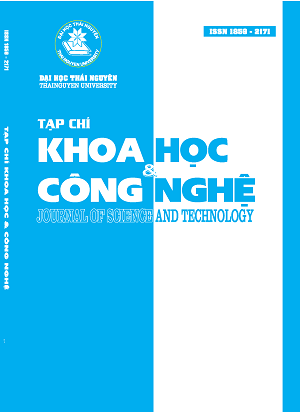 Tạp chí Khoa học và Công nghệ - Đại học Thái Nguyên