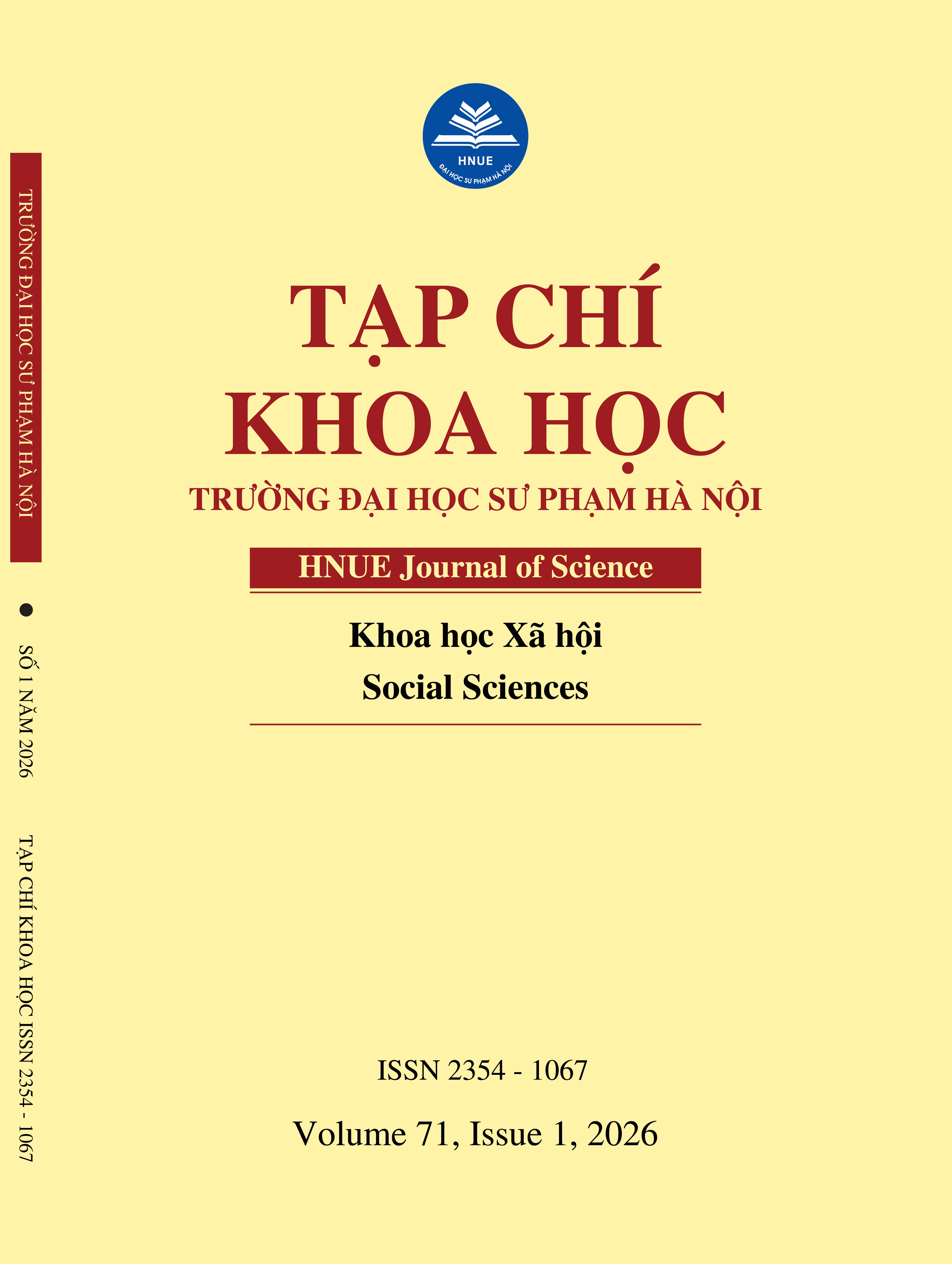 					Xem Tập 71 Số 1 (2026): Tháng 2 năm 2026
				