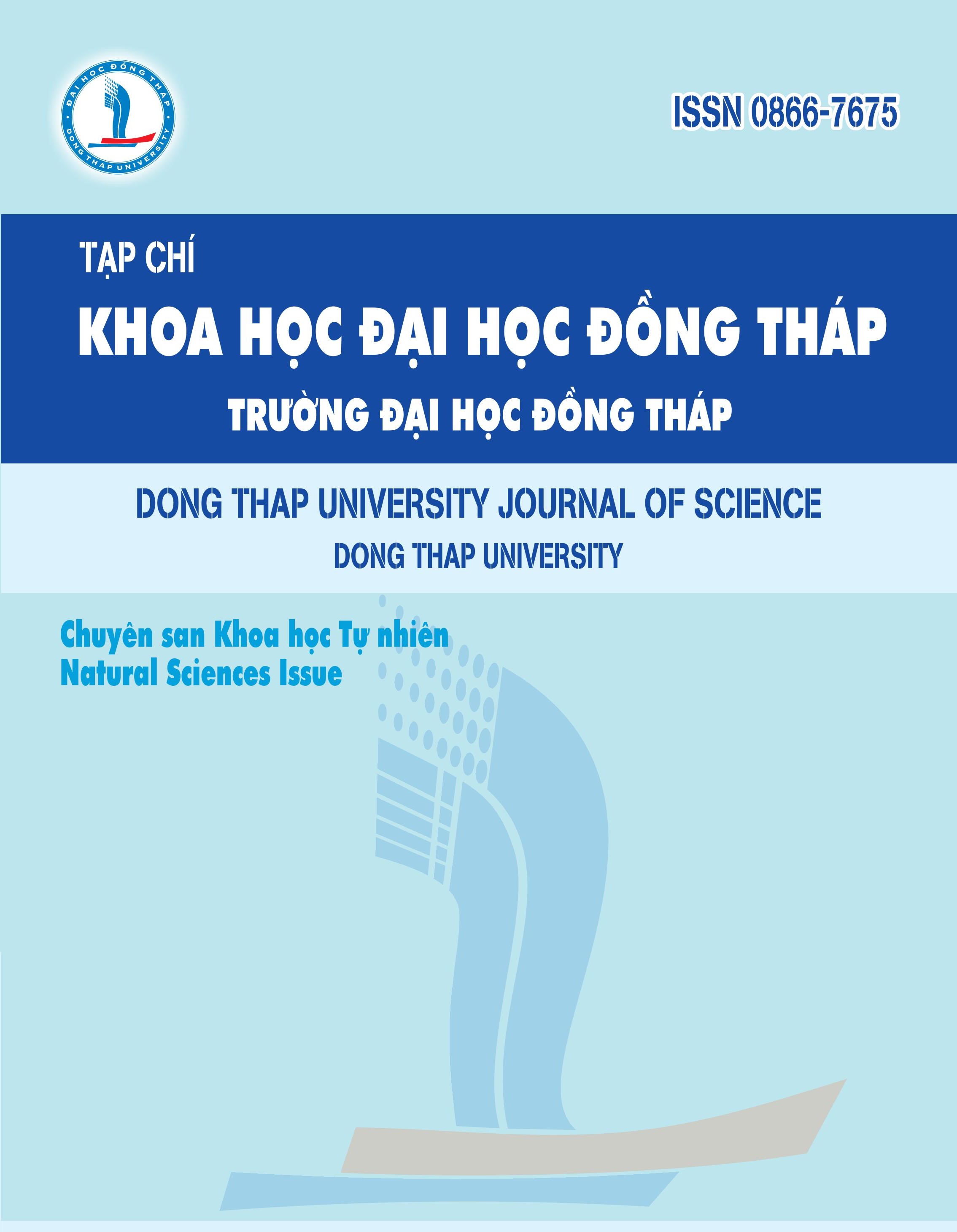 Dong Thap University Journal of Science: Natural Sciences Issue