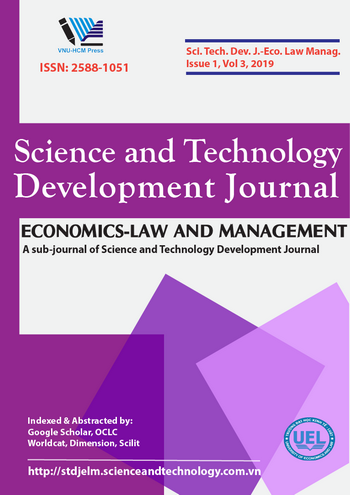 Science and Technology Development Journal: Economics-Law and Management