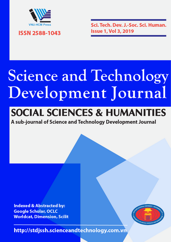 Science and Technology Development Journal: Social Sciences & Humanities