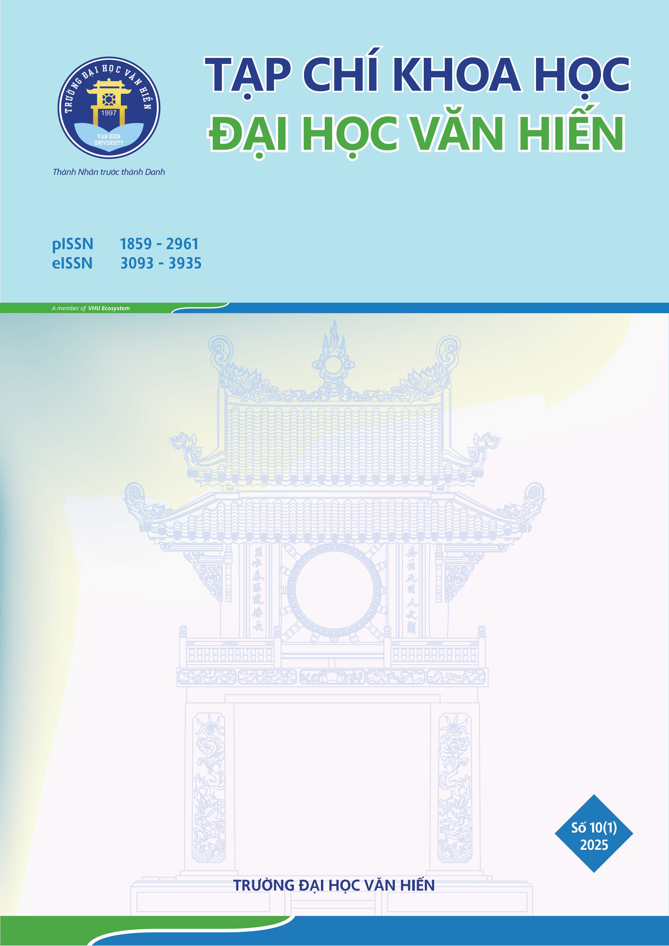 Van Hien University Journal of Science