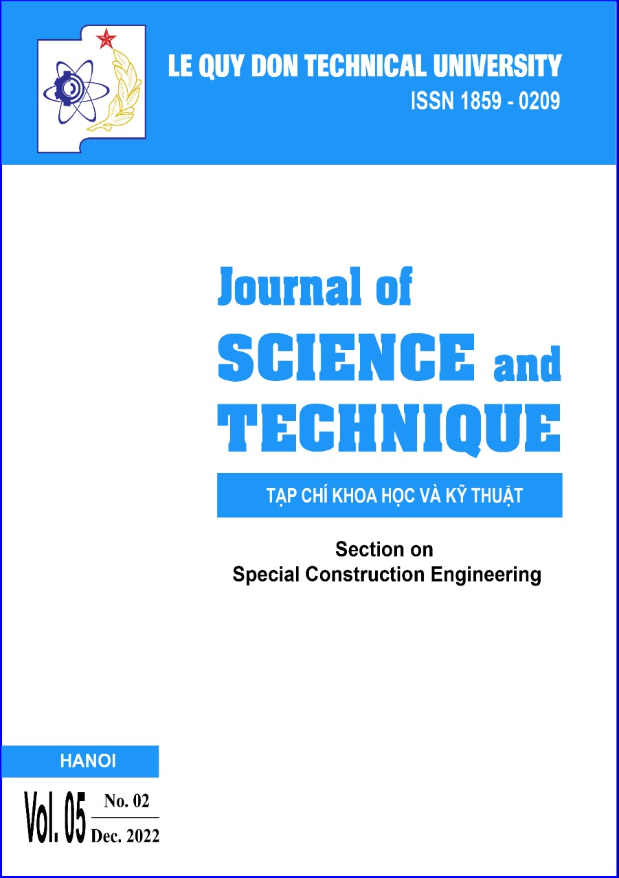 Journal of Science and Technique: Section on Special Construction Engineering