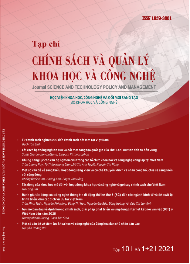 					View Vol. 10 No. 1+2 (2021): Tập 10, Số 1+2, 2021
				