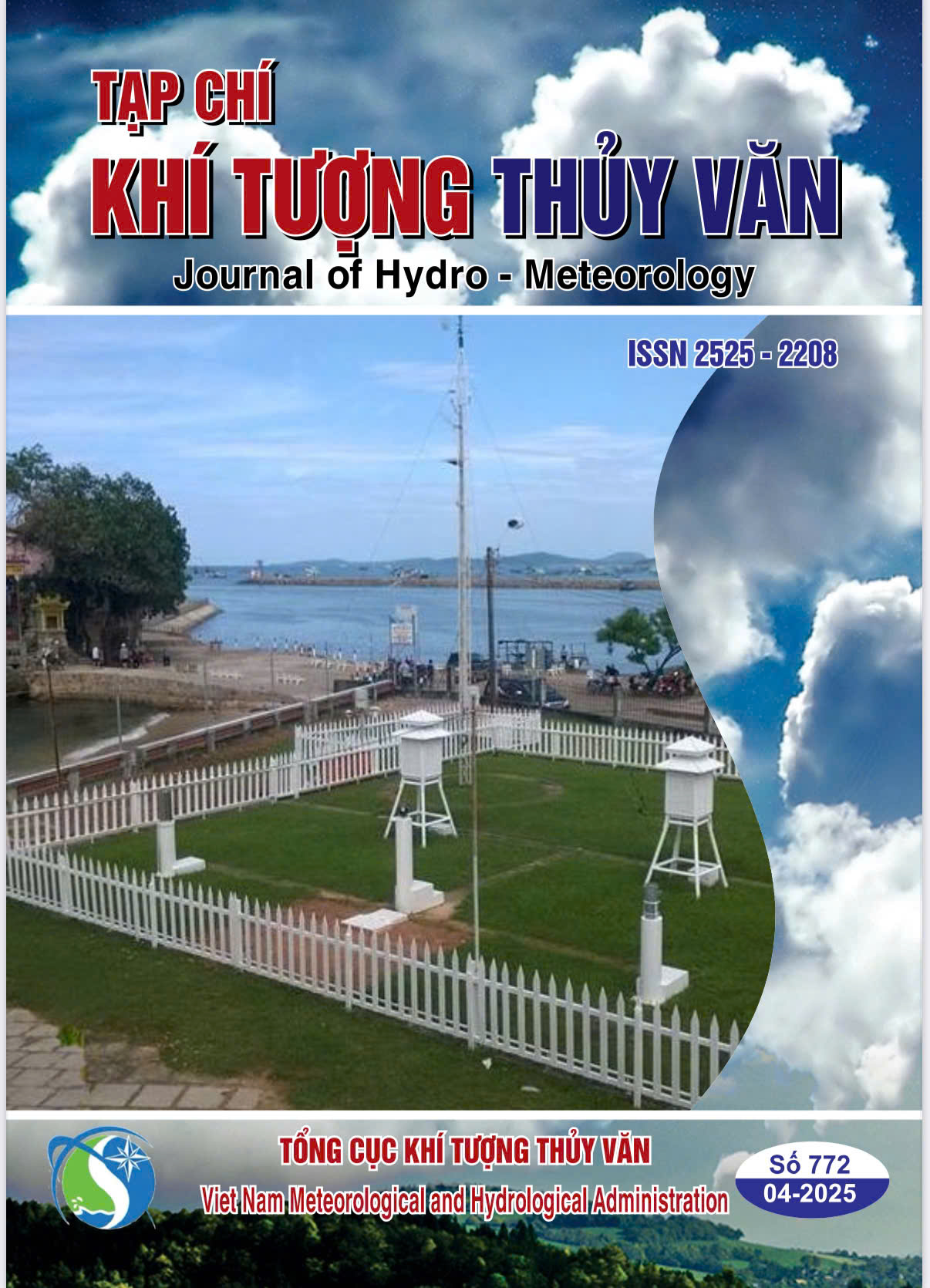 					Xem Tập 772 Số 4 (2025): Tạp chí Khí tượng Thuỷ văn
				