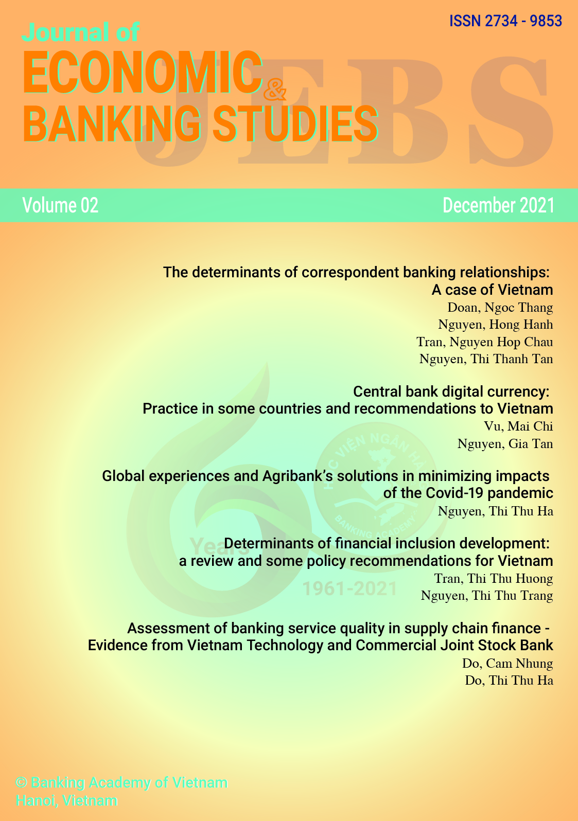 Journal of Economic and Banking Studies