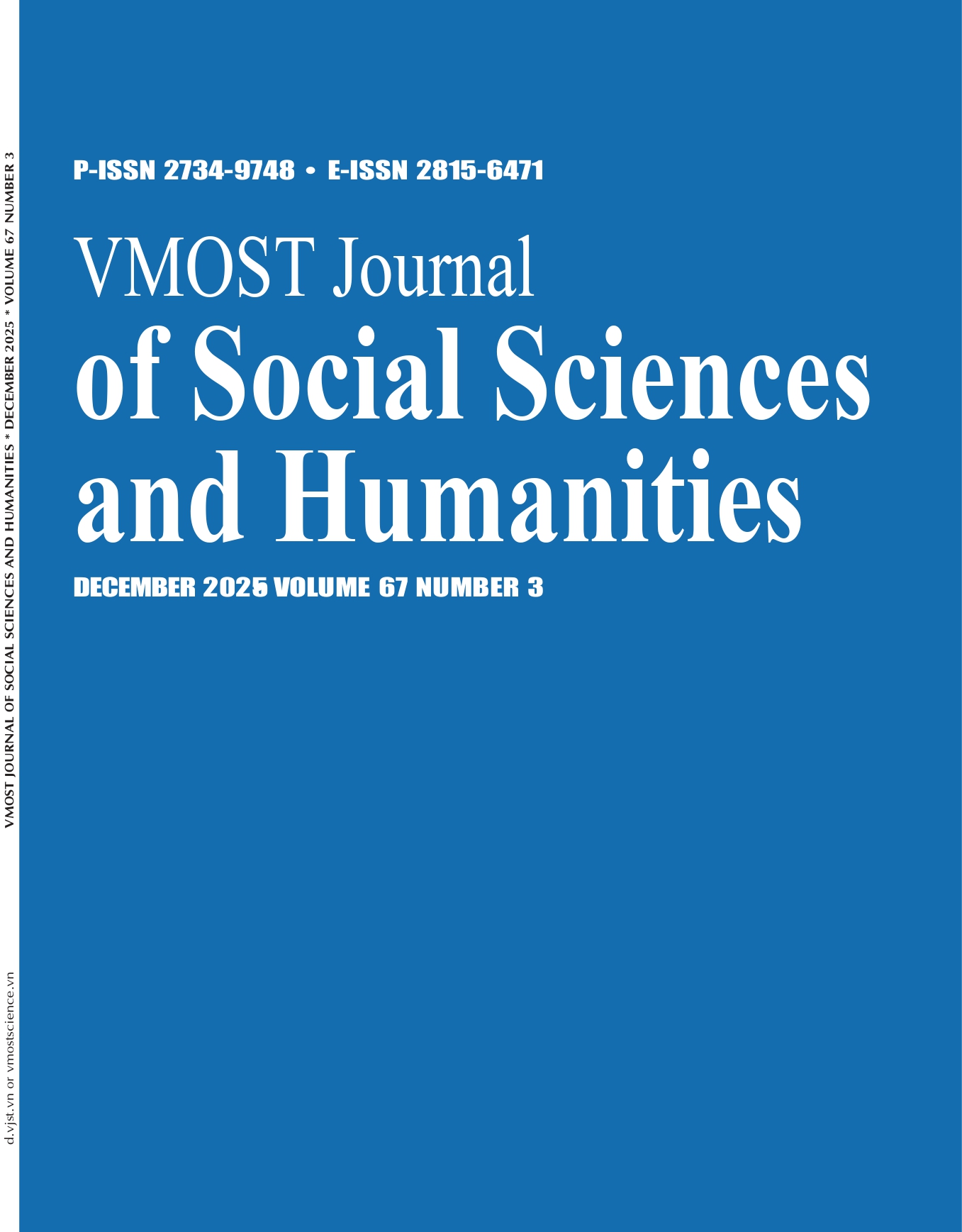 					View Vol. 67 No. 3D (2025): DECEMBER 2025 . VOLUME 67 NUMBER 3
				