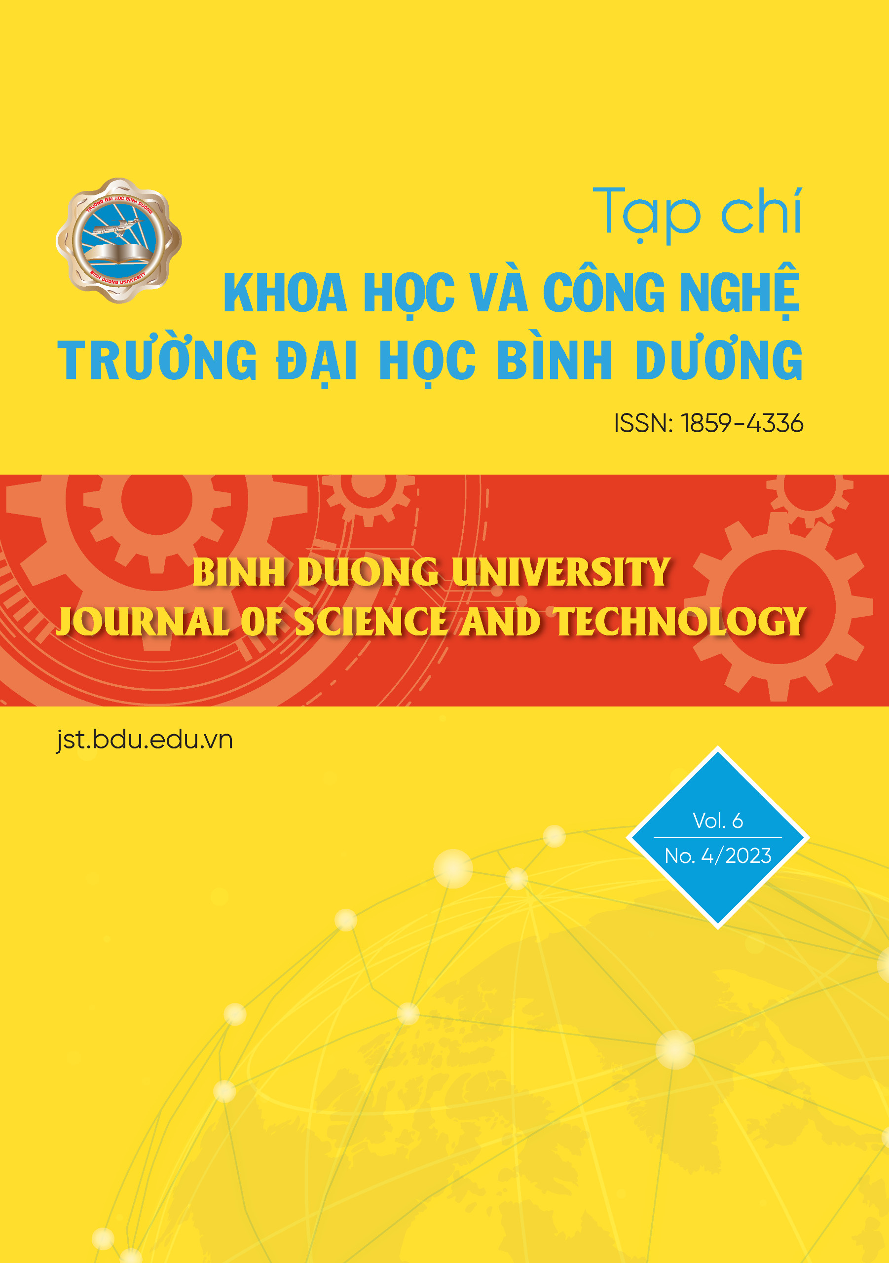 					View Vol. 6 No. 4 (2023): Vol. 6 No. 4 (2023): BINH DUONG UNIVERSITY JOURNAL OF SCIENCE AND TECHNOLOGY
				