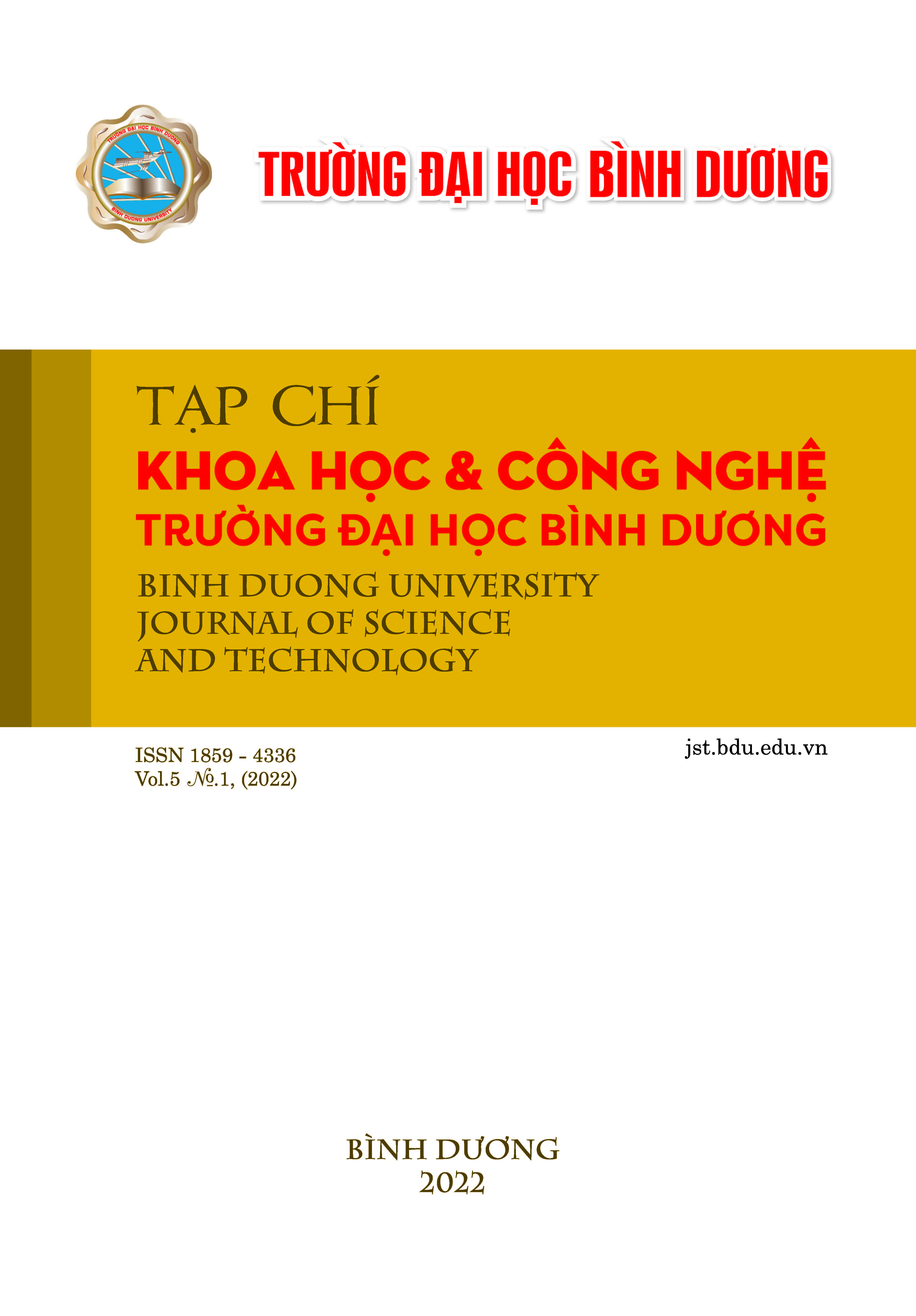 Binh Dương University Journal of Science and Technology