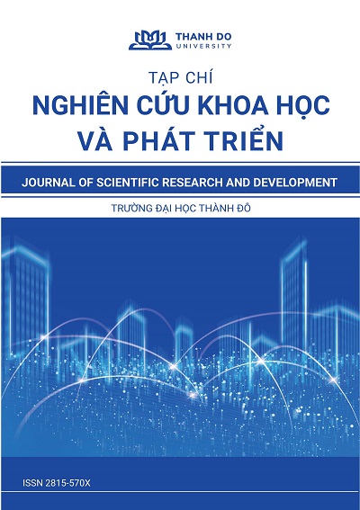 Journal of Scientific Research and Development