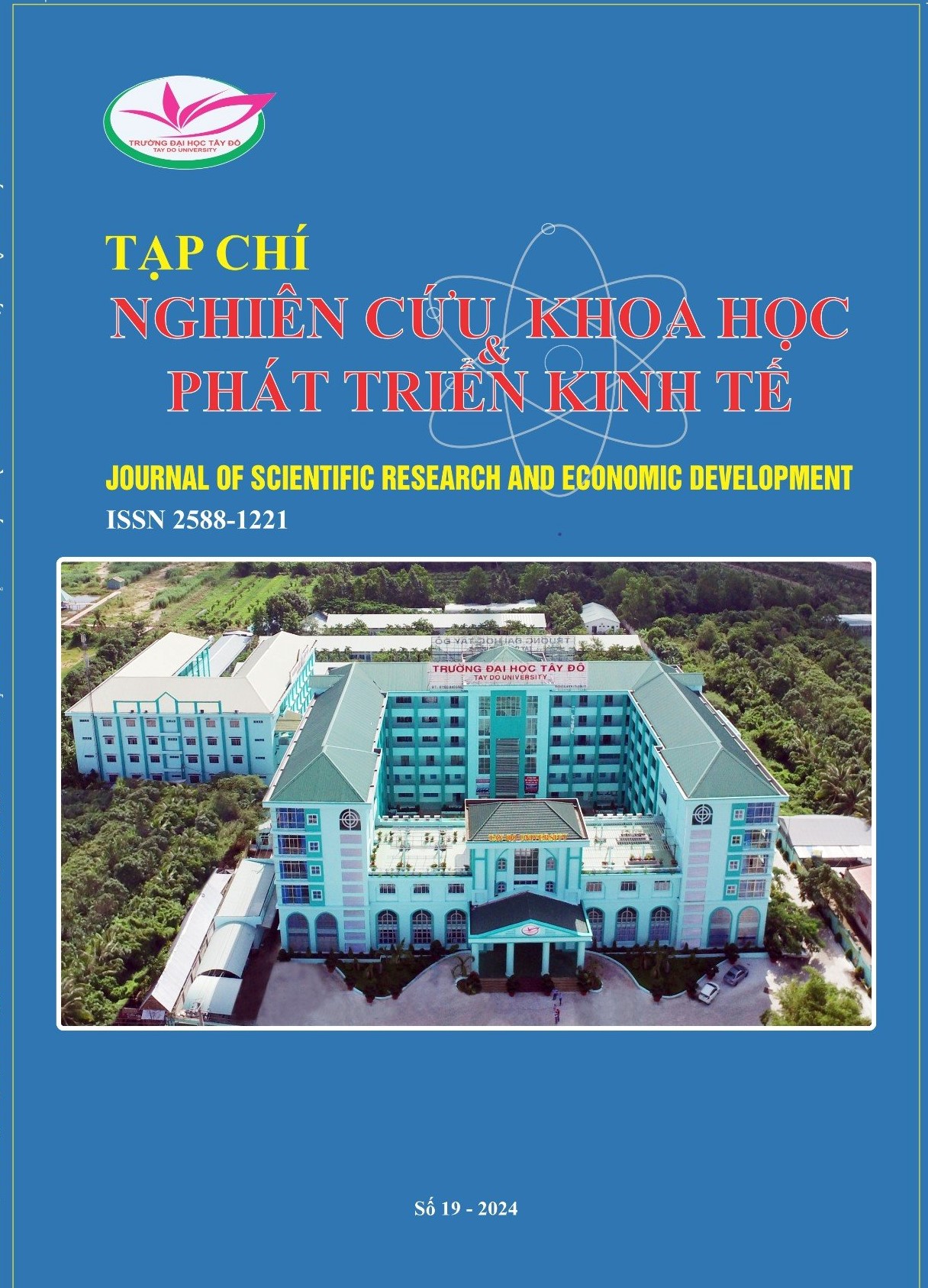 					View No. 19 (2024): Tạp chí Nghiên cứu khoa học và Phát triển kinh tế
				