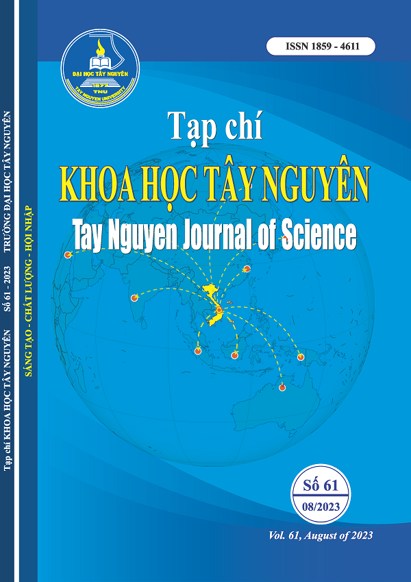 Tay Nguyen Journal of Science
