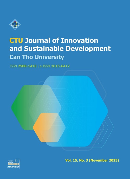 CTU Journal of Innovation and Sustainable Development