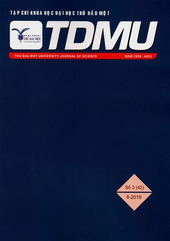 Thu Dau Mot University Journal of Science