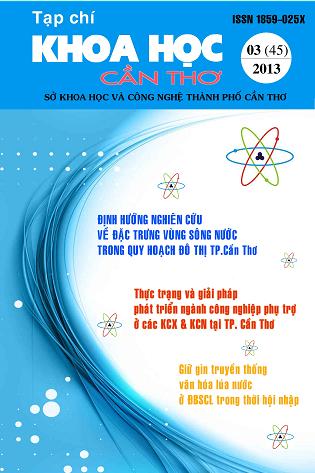 Tạp chí Khoa học Cần Thơ