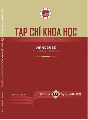 Tạp chí Khoa học Trường Đại học Sư phạm Hà Nội 2: Chuyên san Khoa học giáo dục
