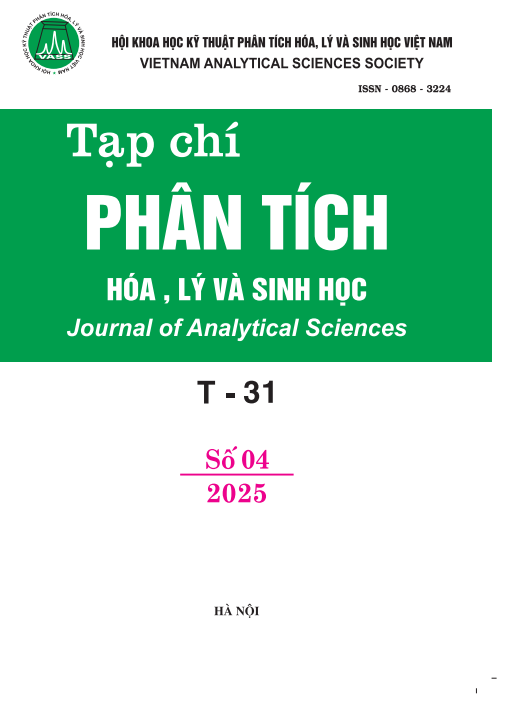 					Xem Tập 31 Số 04 (2025): Tạp chí Phân tích Hóa, Lý và Sinh học
				