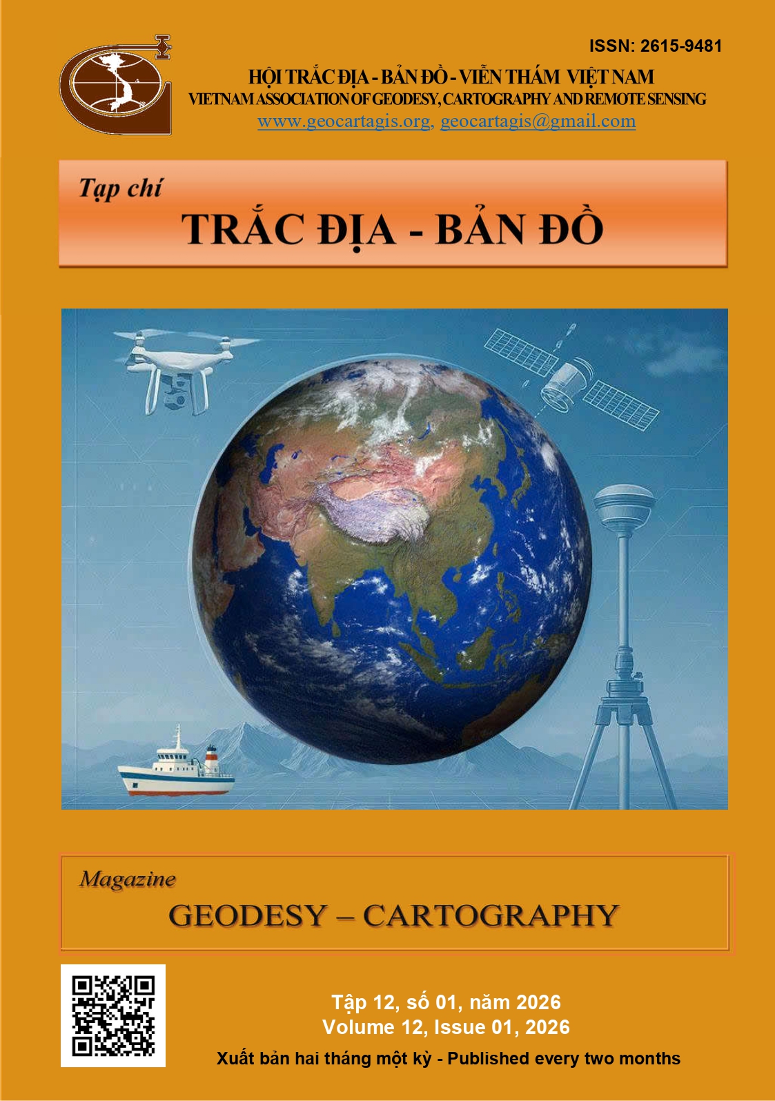 					View Vol. 12 No. 01 (2026): Magazine Geodesy - Cartorgraphy
				