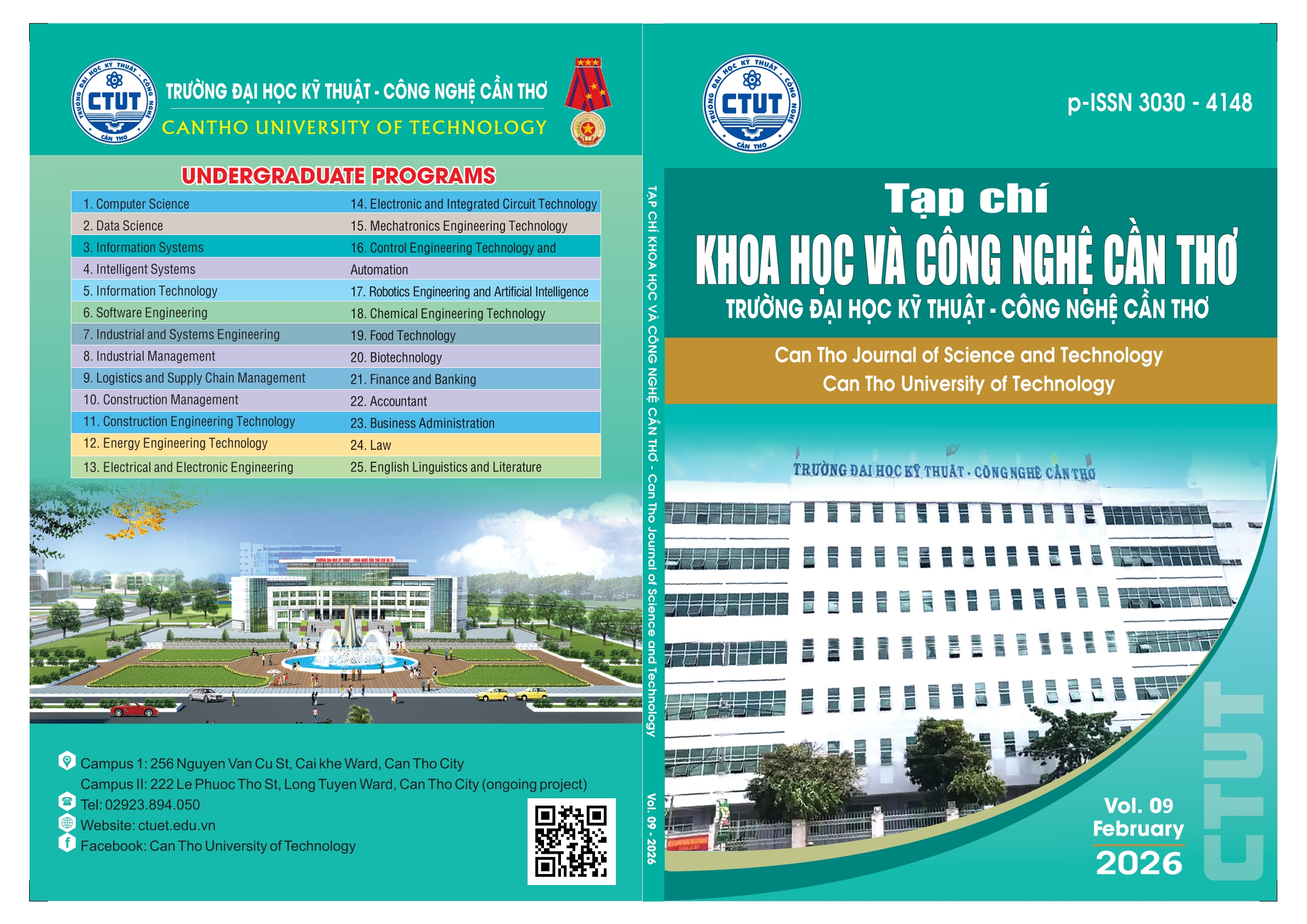 					View No. 9 (2026): Can Tho Journal of Science and Technology
				