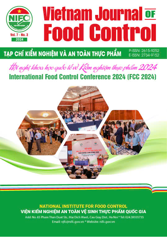 Vietnam Journal of Food Control