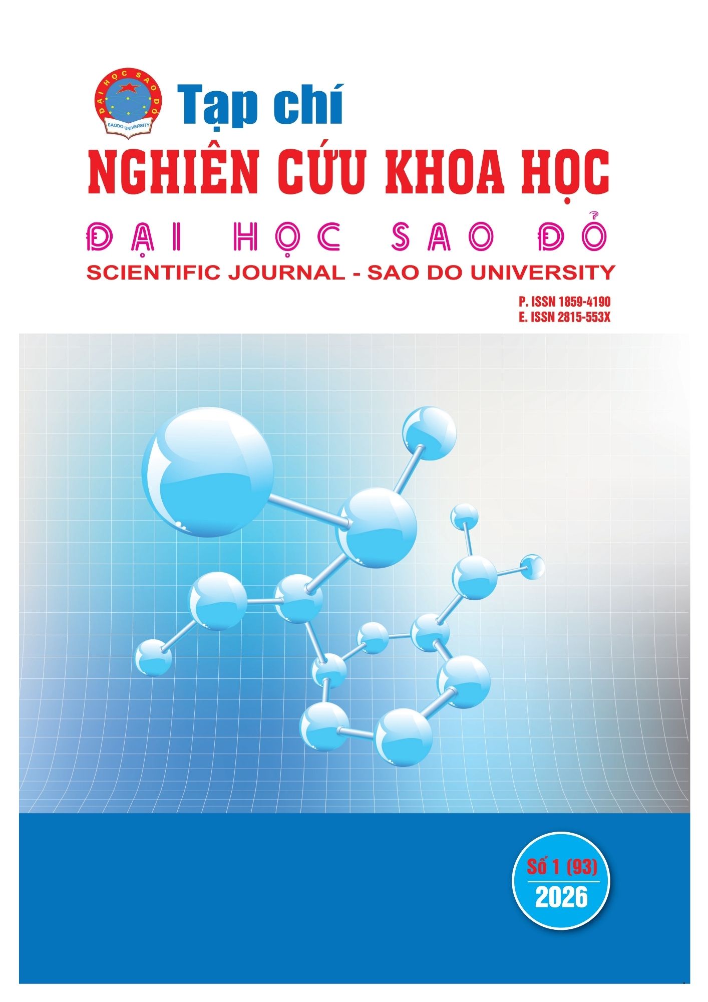 					Xem Tập 1 Số 93 (2026): Tạp chí NCKH - Đại học Sao Đỏ
				