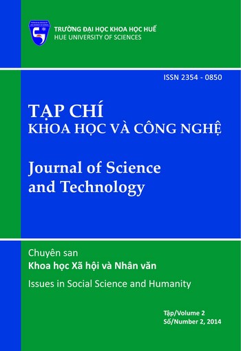 Tạp chí Khoa học và Công nghệ- Trường Đại học Khoa học Huế