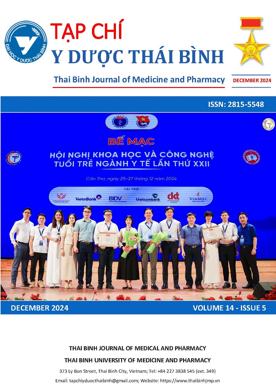 Thai Binh Journal of Medicine and Pharmacy