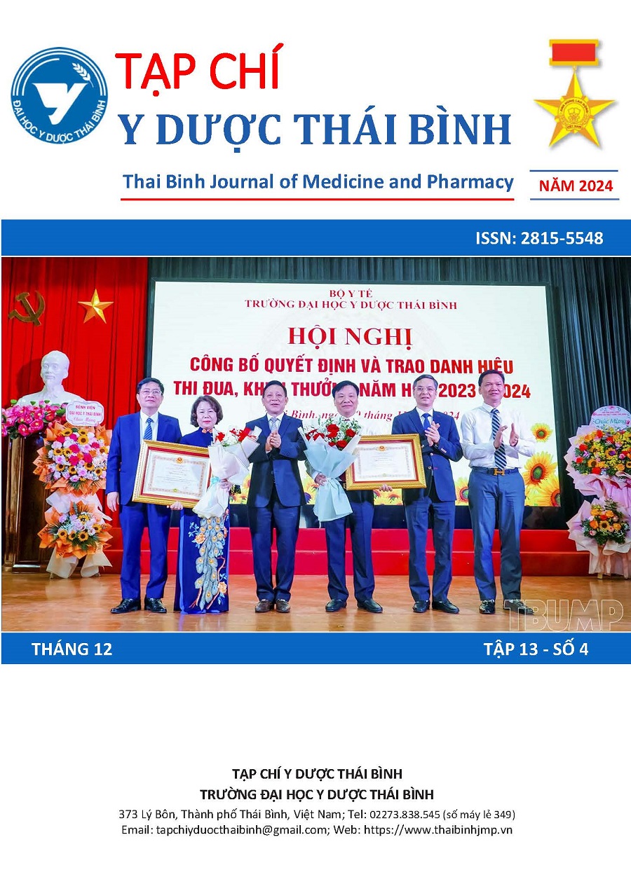 Thai Binh Journal of Medicine and Pharmacy