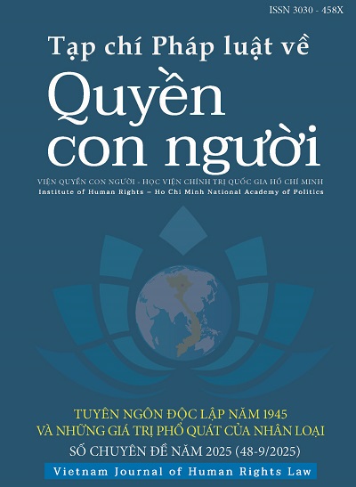 Tạp chí Pháp luật về Quyền con người - Chuyên đề