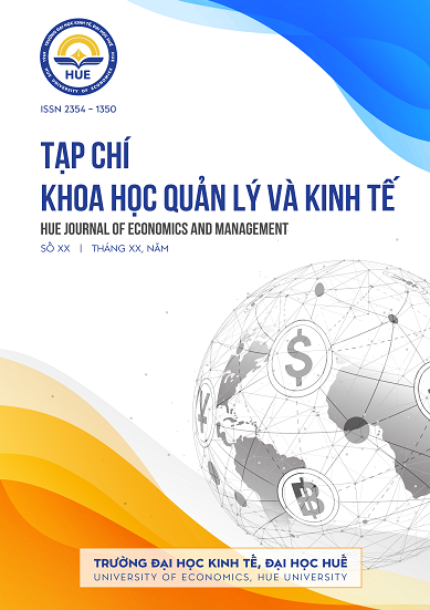 HUE Journal of Economics and Management