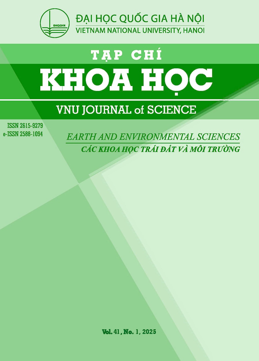 VNU Journal of Science: Earth and Environmental Sciences