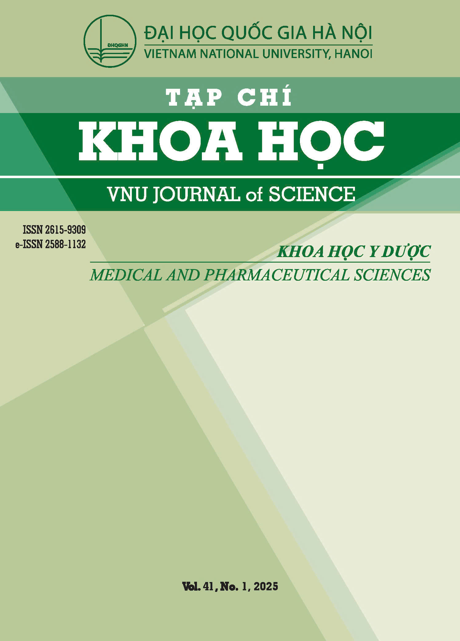 Tạp chí Khoa học: Khoa học Y Dược
