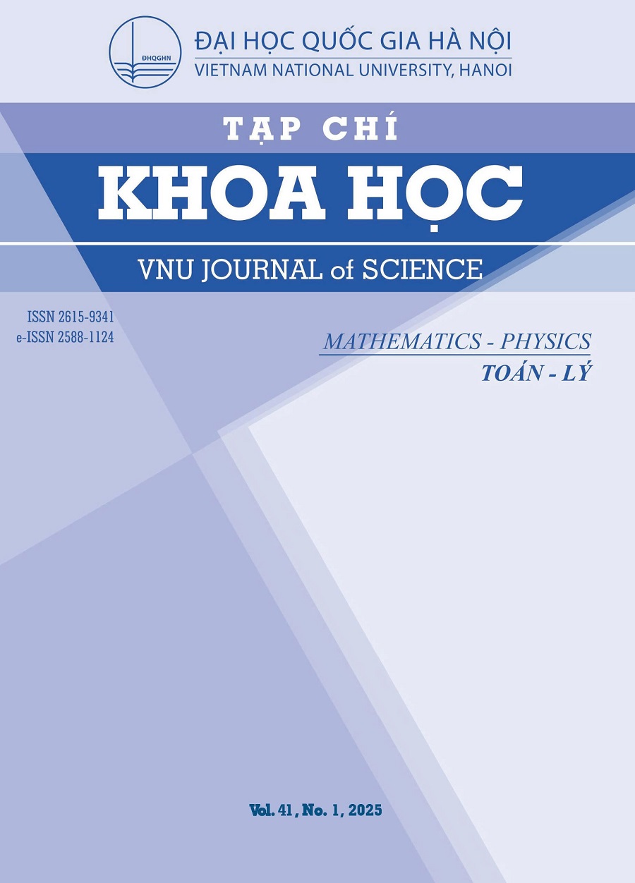 VNU Journal of Science: Mathematics - Physics