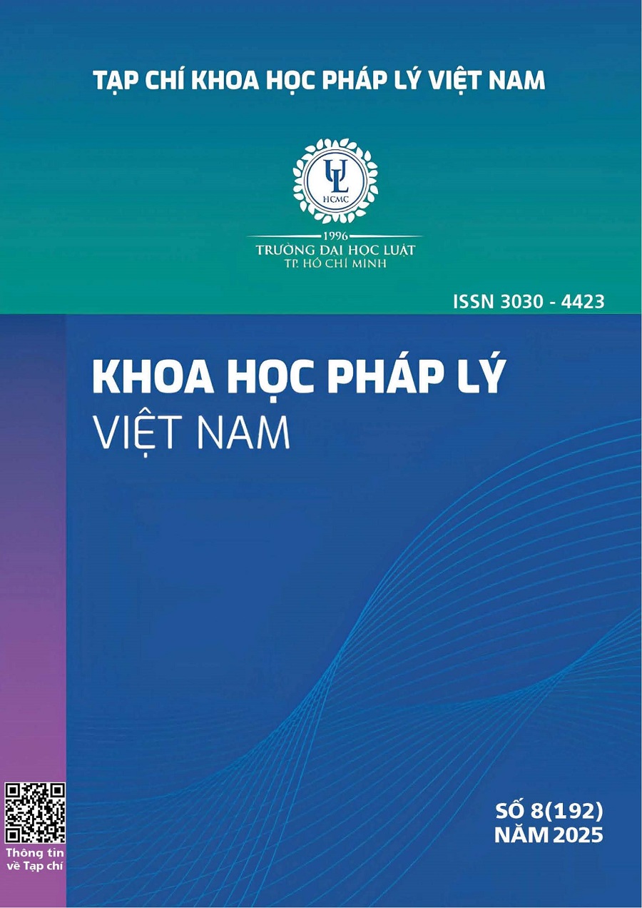 Tạp chí Khoa học Pháp lý Việt Nam.
