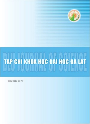 Tạp chí Khoa học Đại học Đà Lạt