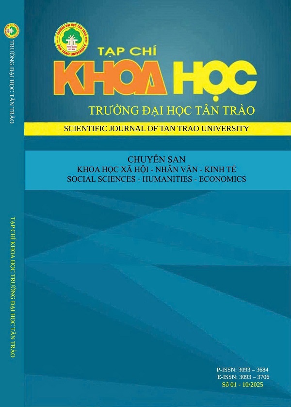 Scientific Journal of Tan Trao University